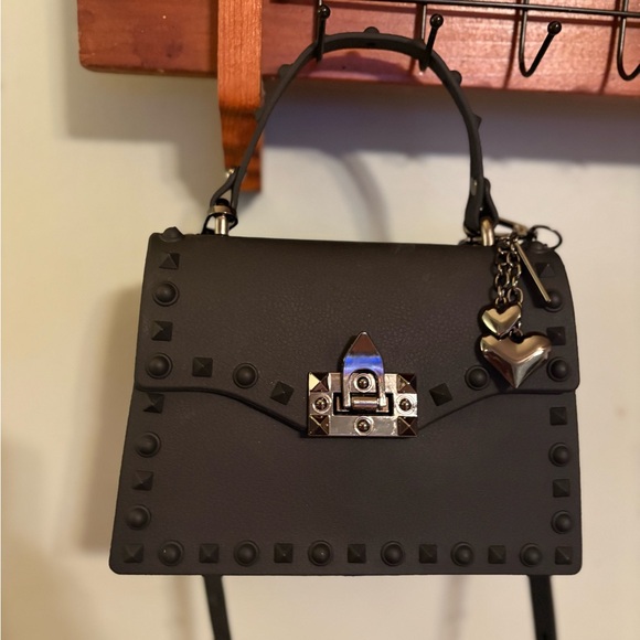 Most Wanted USA Studded Black Handbag - Picture 2 of 8